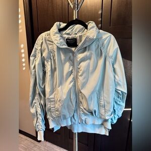 Athleta Sky Blue Jetset Bomber Jacket